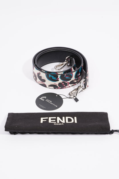 Fendi Strap You Multi FF Print / Black Leather