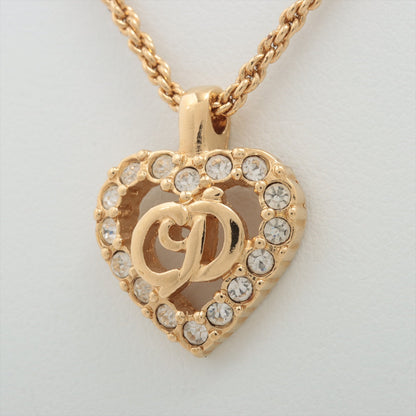 ITEM 4 - Dior CD Heart Crystals Necklace (Costume Jewellery)