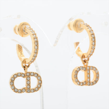 ITEM 5 - Dior Clair De Lune CD Small Loop Earrings (Costume Jewellery)