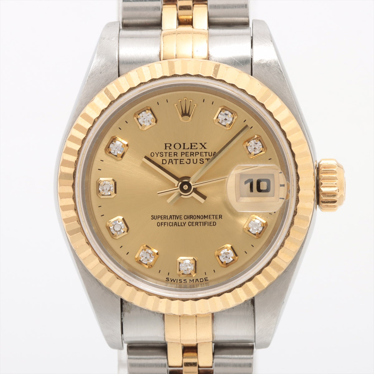 Rolex Datejust 26mm Two Tone with Diamonds Watch