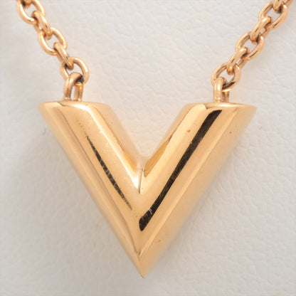 Louis Vuitton Essential V Gold Necklace Costume Jewellery