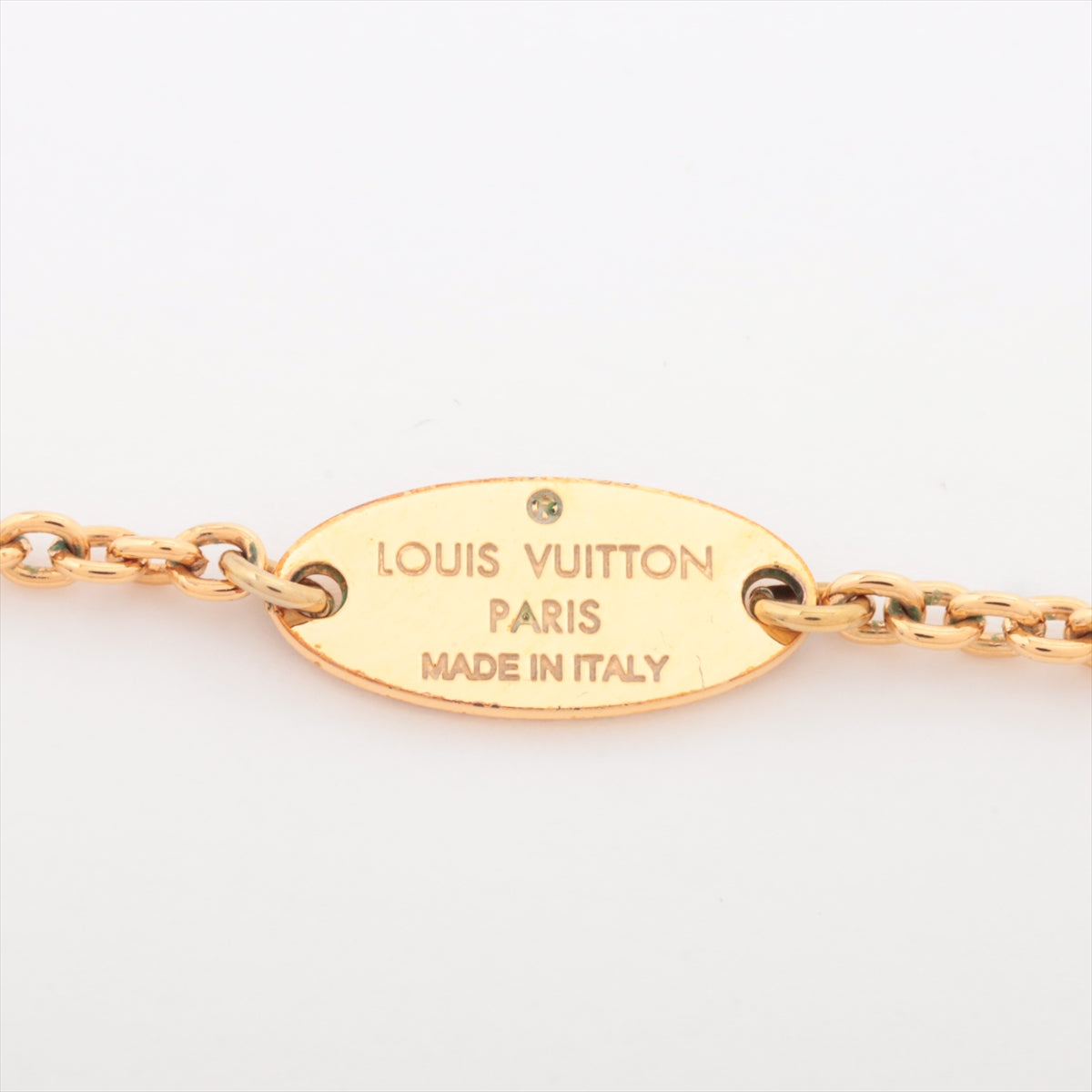 Louis Vuitton Essential V Gold Necklace Costume Jewellery