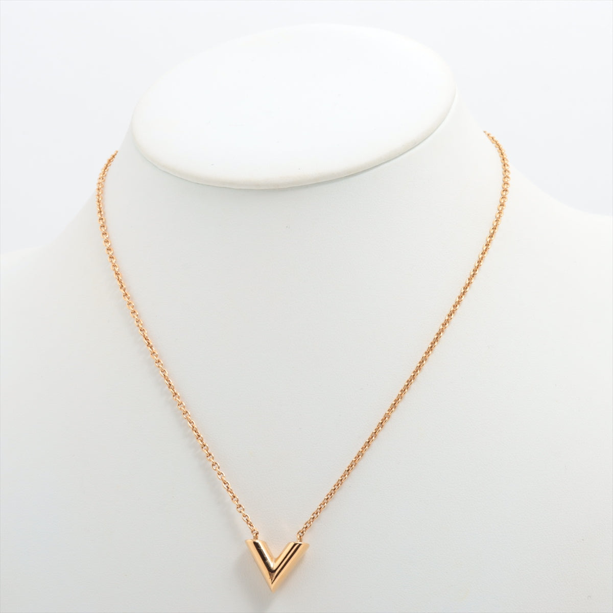 Louis Vuitton Essential V Gold Necklace Costume Jewellery
