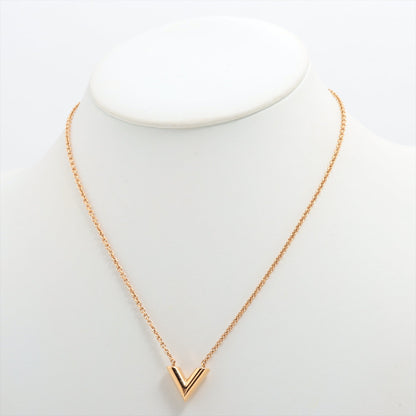 Louis Vuitton Essential V Gold Necklace Costume Jewellery