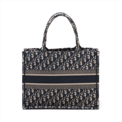 HOLD- BO Christian Dior Medium Oblique Navy Book Tote