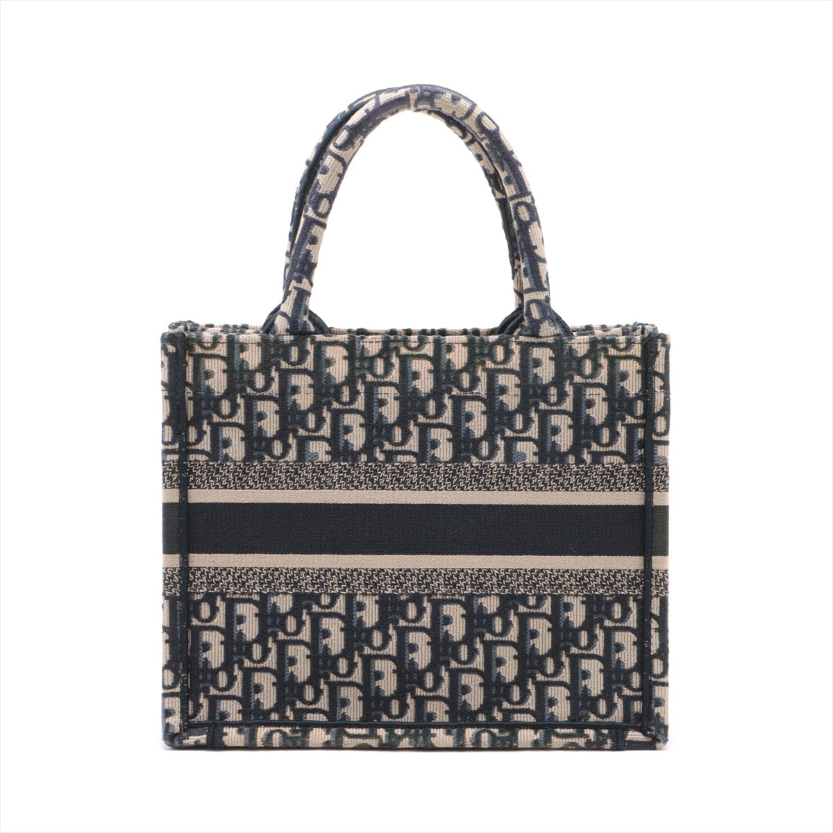 ITEM 5 - Christian Dior Small Oblique Navy Book Tote