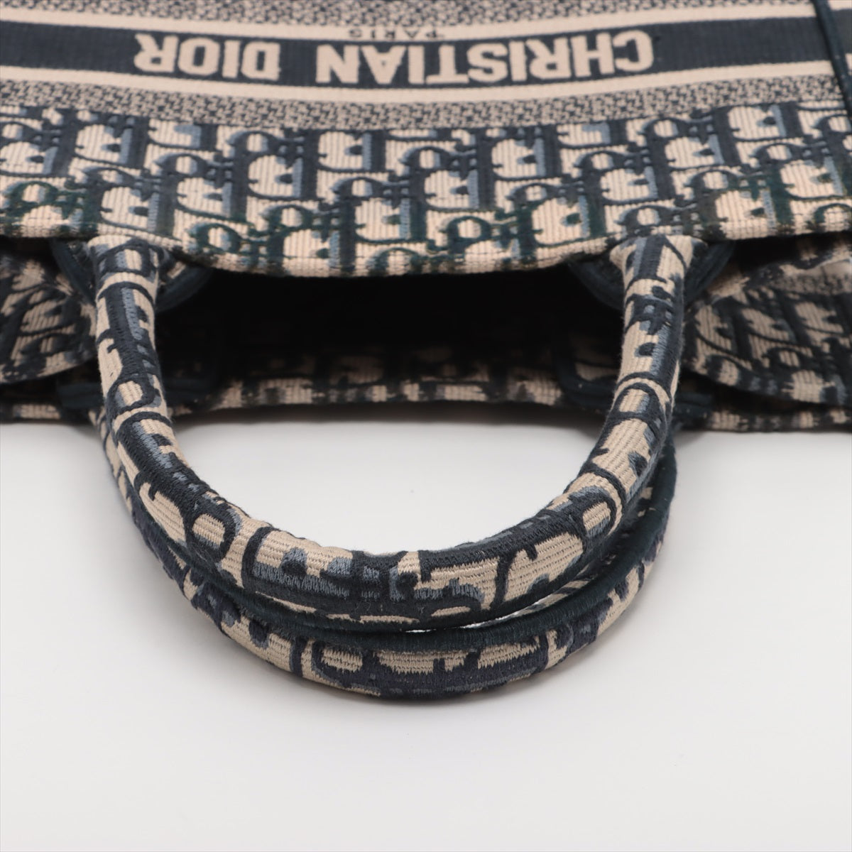 ITEM 5 - Christian Dior Small Oblique Navy Book Tote