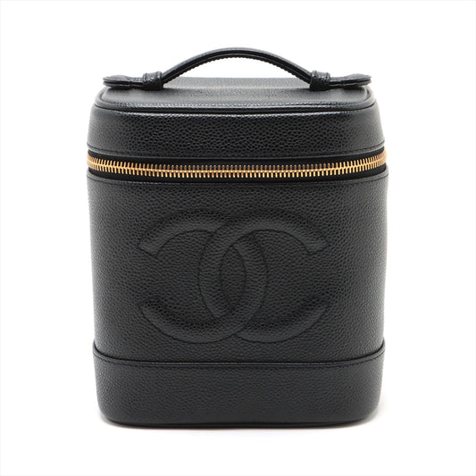 ITEM 27 - Chanel Vanity Caviar Black Bag