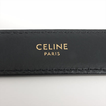ITEM 2 - CELINE Medium Triomphe Belt 75 Black