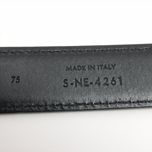 ITEM 2 - CELINE Medium Triomphe Belt 75 Black