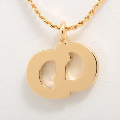 Christian Dior CD Logo Gold Necklace Costume Jewellery