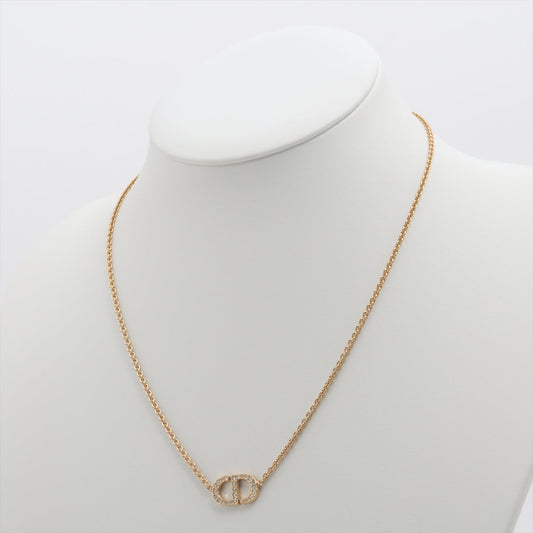 Christian Dior Rhinestone Gold Necklace Costume Jewellery