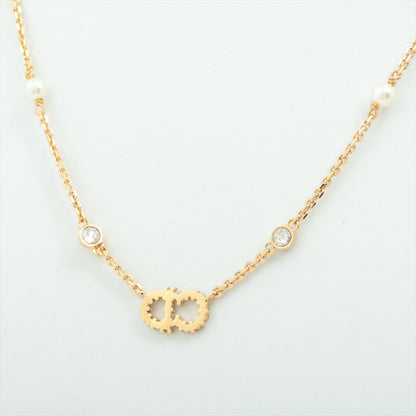 Christian Dior Clair De Lune Gold Pearl Rhinestone Necklace Costume Jewellery