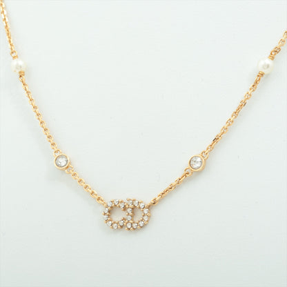 Christian Dior Clair De Lune Gold Pearl Rhinestone Necklace Costume Jewellery