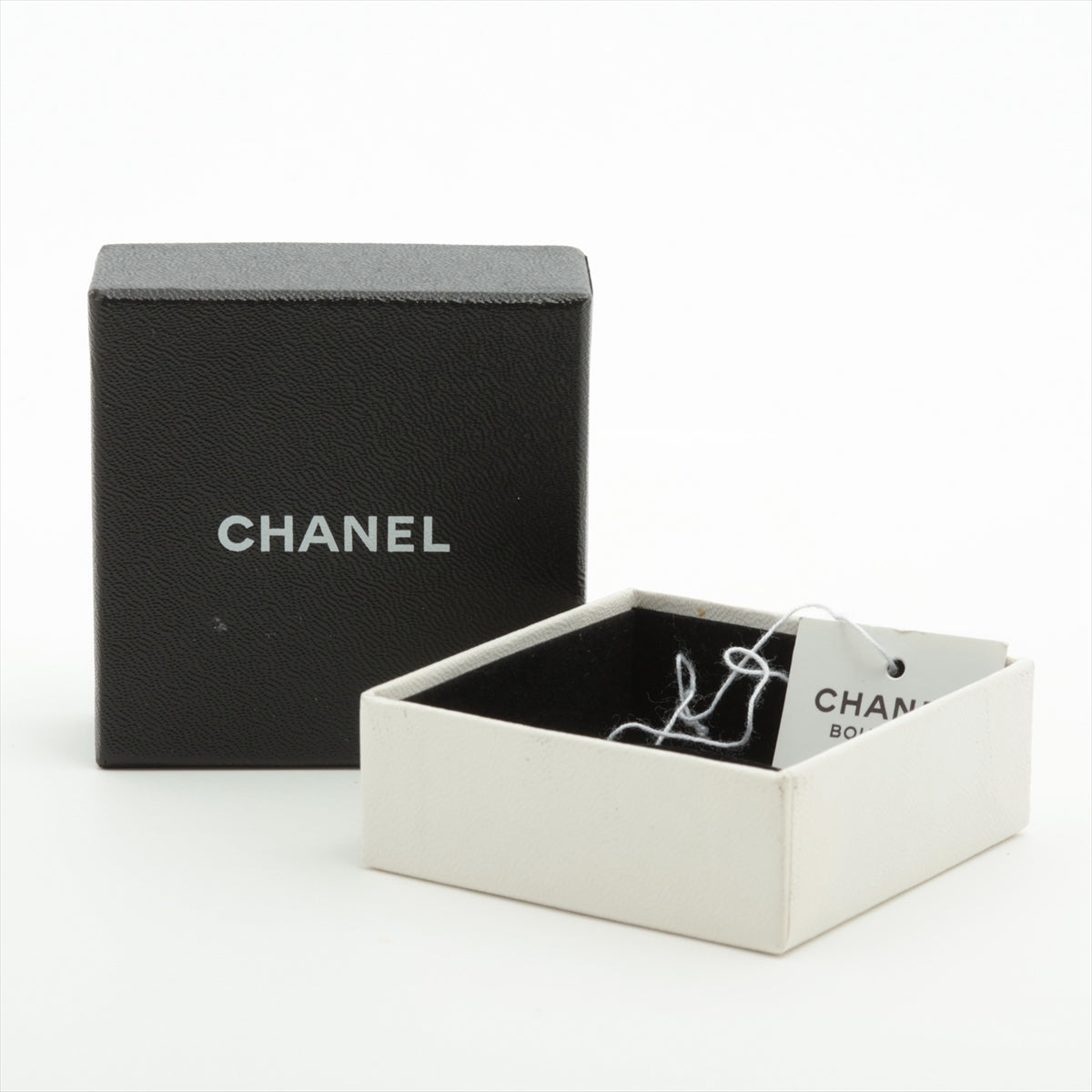 Chanel Vintage Coco Round Clip On Earrings Costume Jewellery