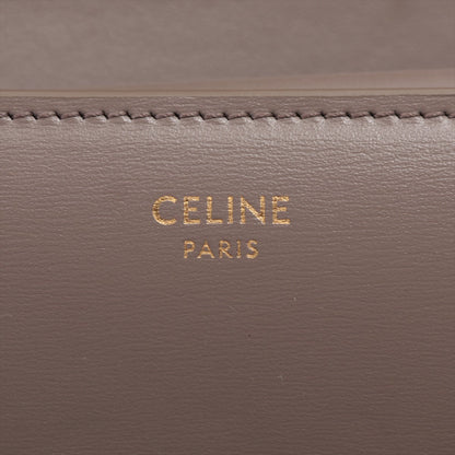 CELINE Triomphe Leather Compact Wallet