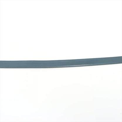 Celine Triomphe Blue Leather Belt 75cm