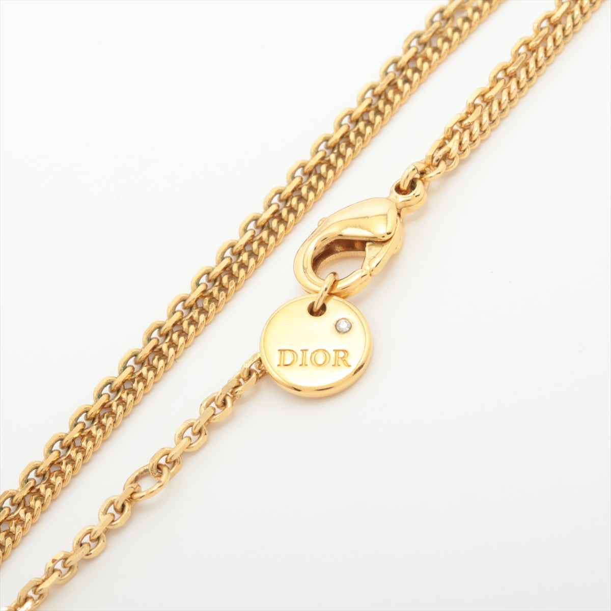Christian Dior Star Rhinestone Gold Necklace Costume Jewellery