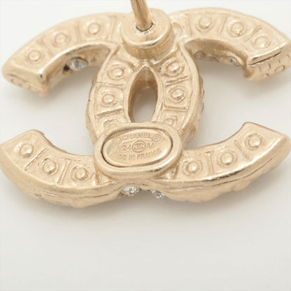 Chanel Coco Logo Gold Pearl Earrings Costume Jewellery 2024