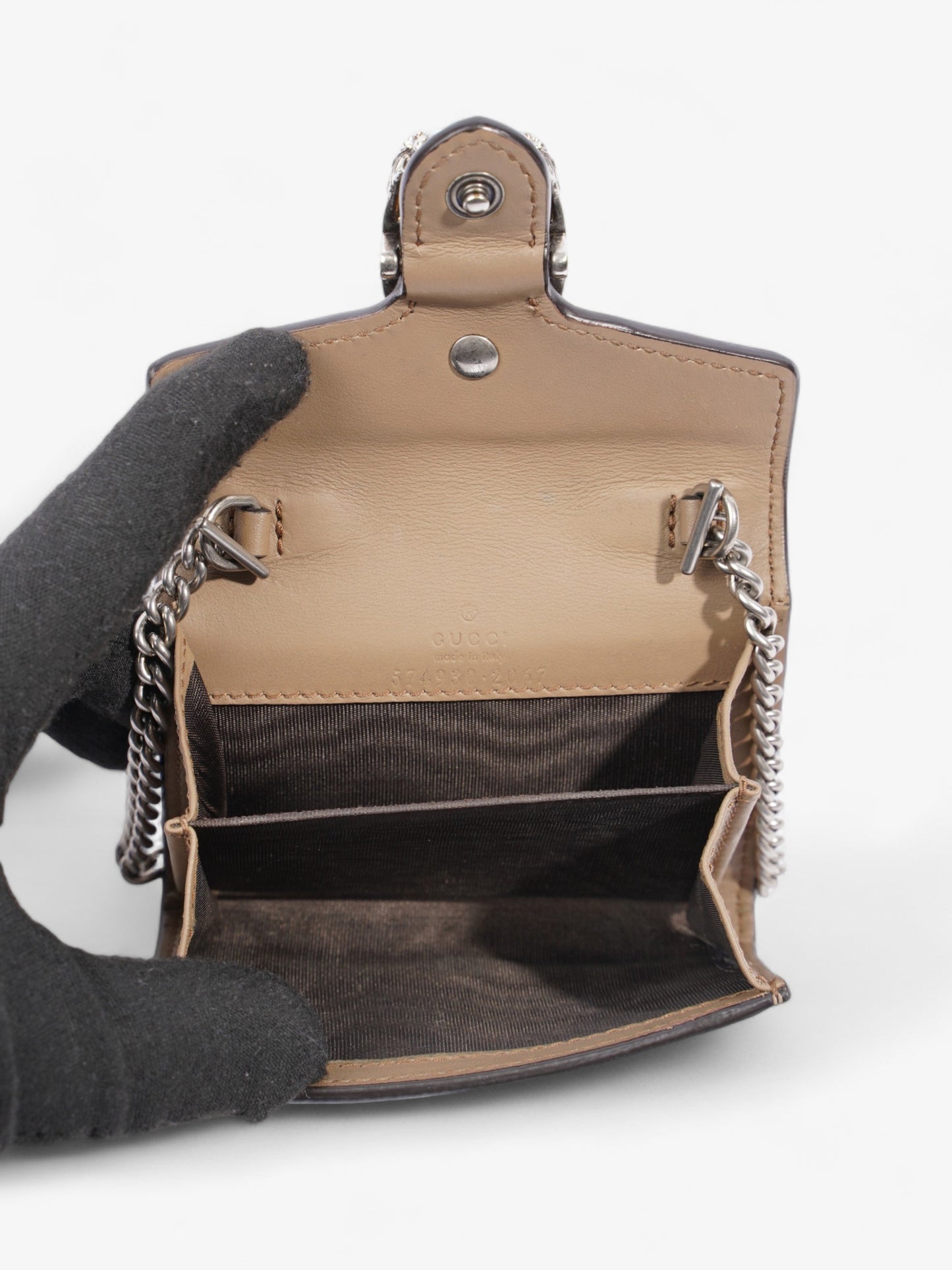 Gucci Dionysus Coin Case Supreme Coated Canvas