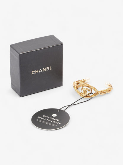 Chanel Mark 94A Bangle  Gold Gold Plated 16.5cm