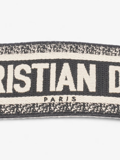 Christian Dior Shoulder Strap Beige / Navy Canvas