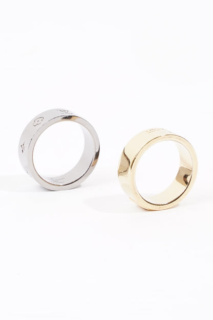 Louis Vuitton Berg LV Instinct Rings Gold / Silver Gold Plated L