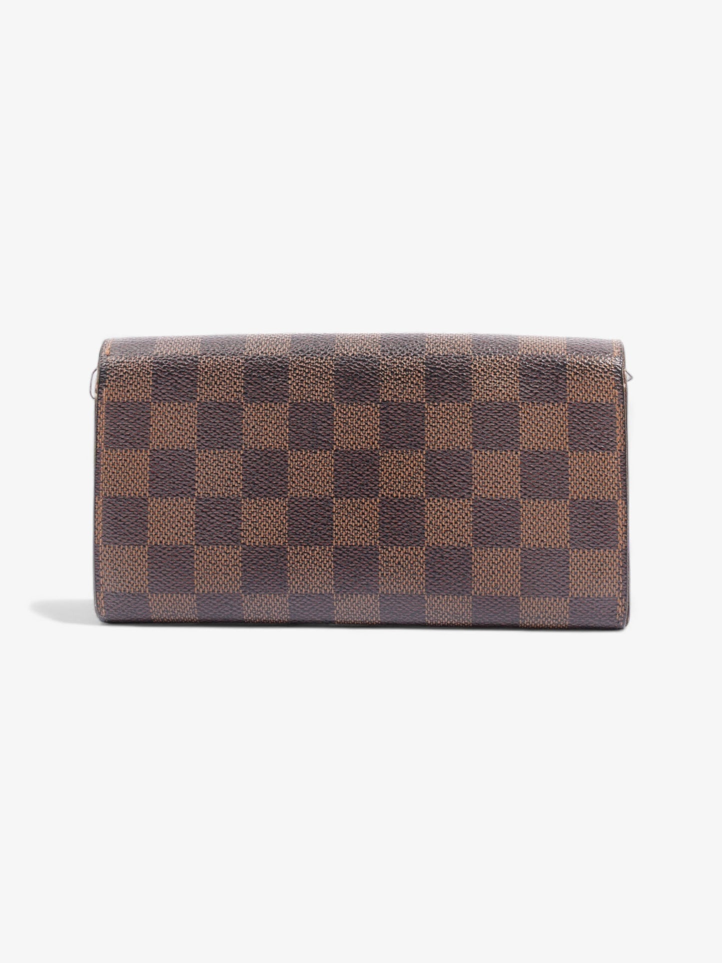 Louis Vuitton Portefeuille Sarah Wallet Damier Ebene Coated Canvas