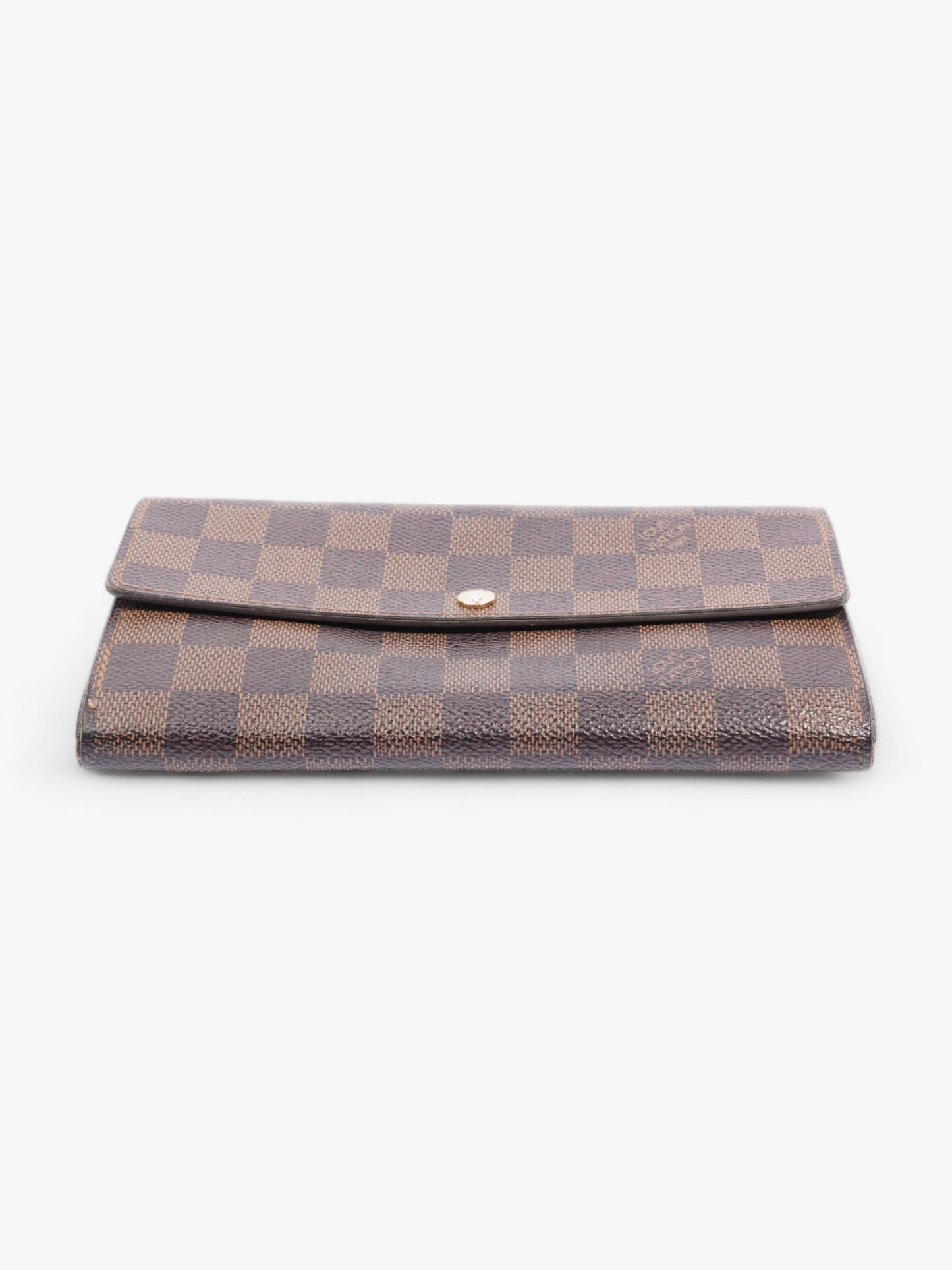 Louis Vuitton Portefeuille Sarah Wallet Damier Ebene Coated Canvas