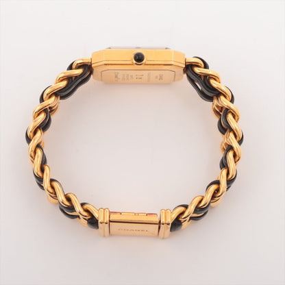 Chanel Premier M Black Gold Watch