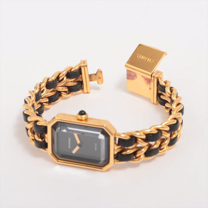 Chanel Premier M Black Gold Watch
