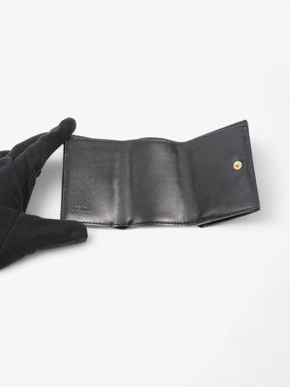 F is Fendi Envelope Wallet Black Leather