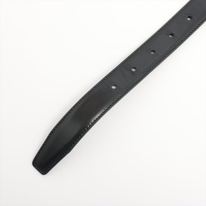 Celine Medium Triomphe Black Leather Belt Size 70