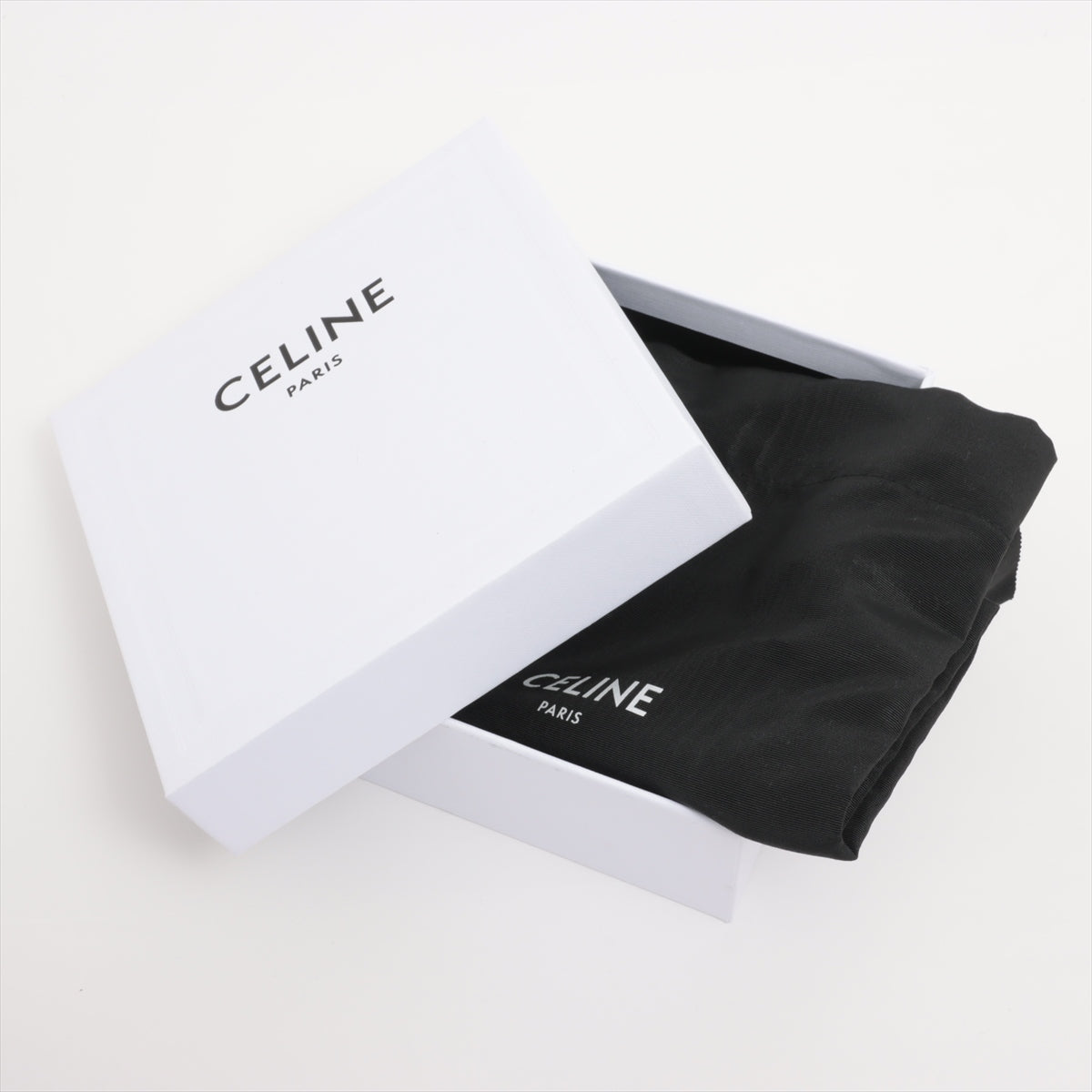 Celine Medium Triomphe Black Leather Belt Size 70