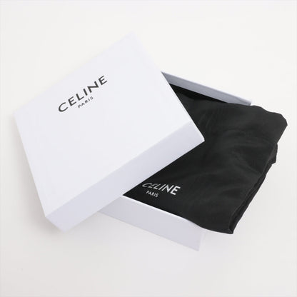 Celine Medium Triomphe Black Leather Belt Size 70