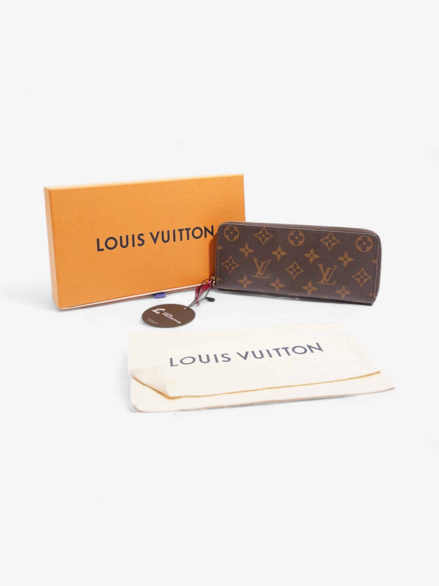 Louis Vuitton Clemence Wallet Monogram Coated Canvas