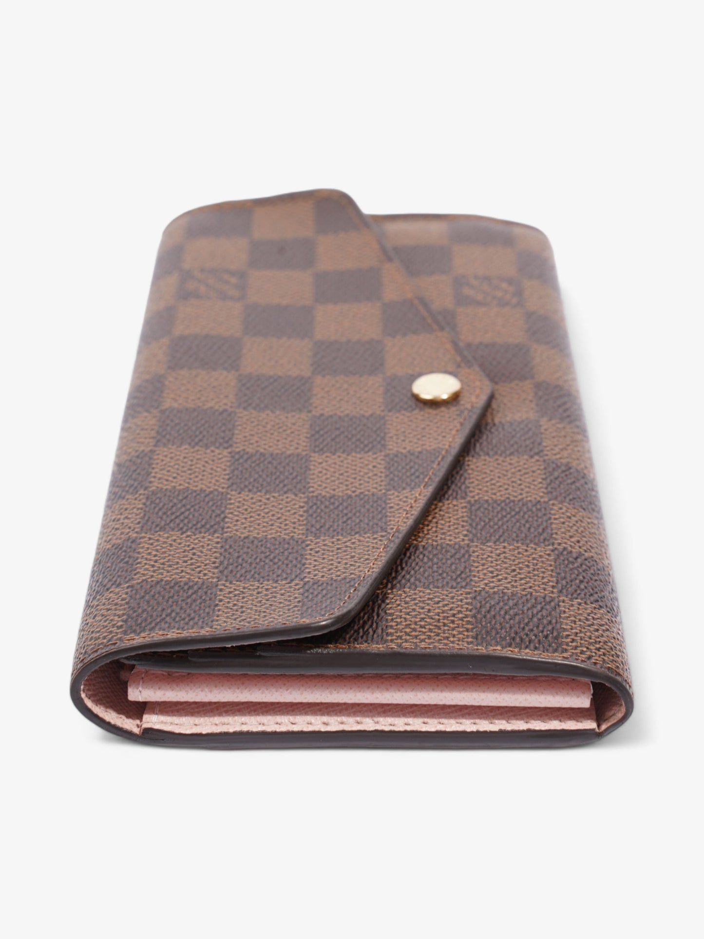 Louis Vuitton Sarah Wallet Damier Ebene Coated Canvas
