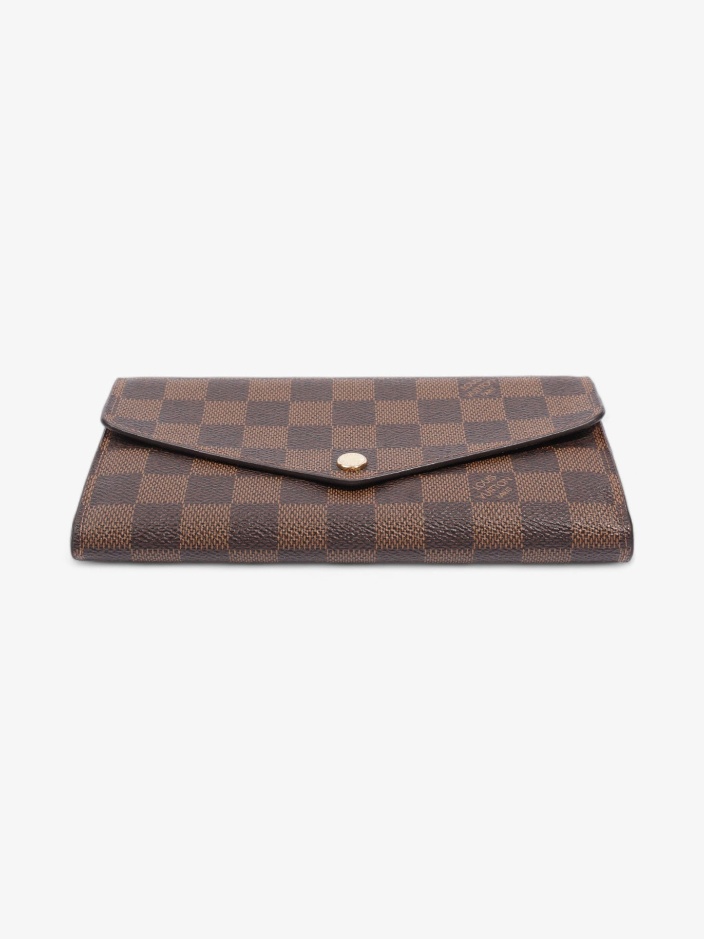 Louis Vuitton Sarah Wallet Damier Ebene Coated Canvas