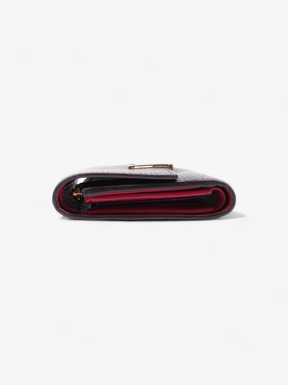 Louis Vuitton Capucines Compact Wallet Black Leather