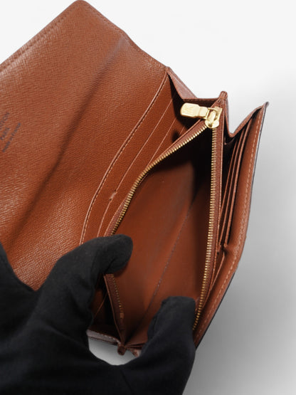 Louis Vuitton Sarah Wallet Monogram Coated Canvas