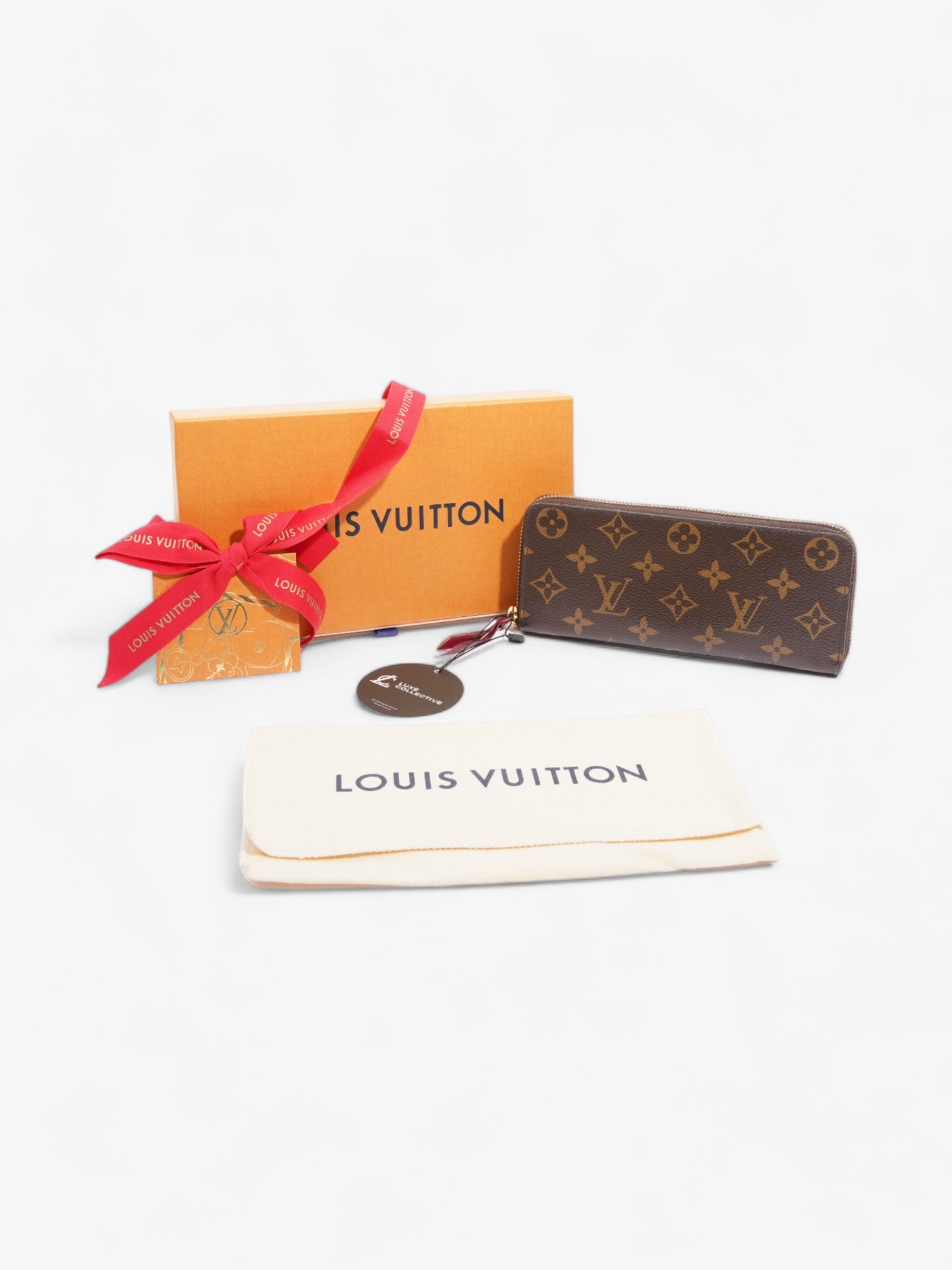 Louis Vuitton Clemence Wallet Monogram Coated Canvas