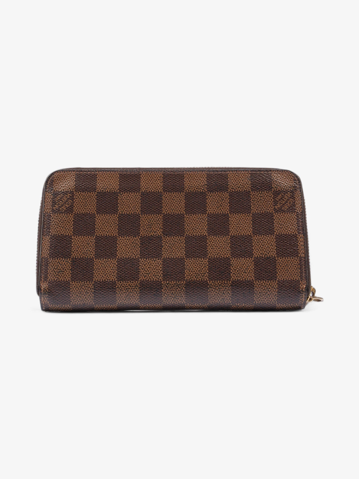Louis Vuitton Zippy Wallet Damier Ebene Coated Canvas