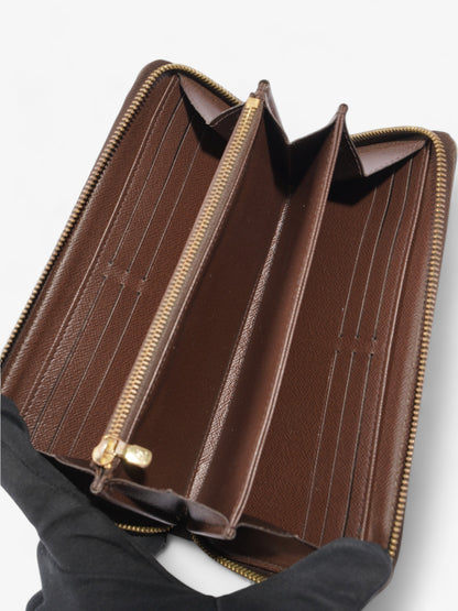Louis Vuitton Zippy Wallet Damier Ebene Coated Canvas
