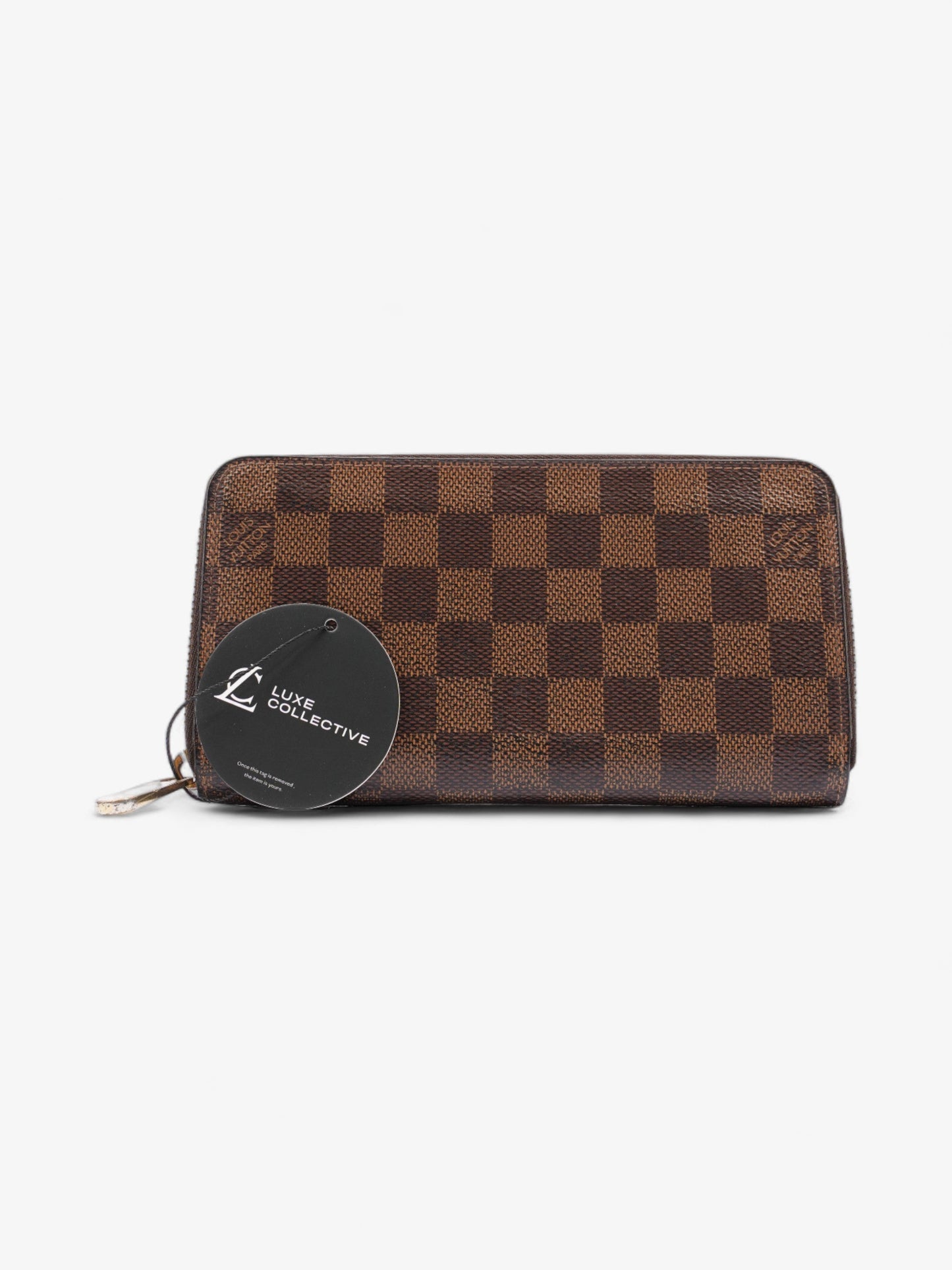 Louis Vuitton Zippy Wallet Damier Ebene Coated Canvas