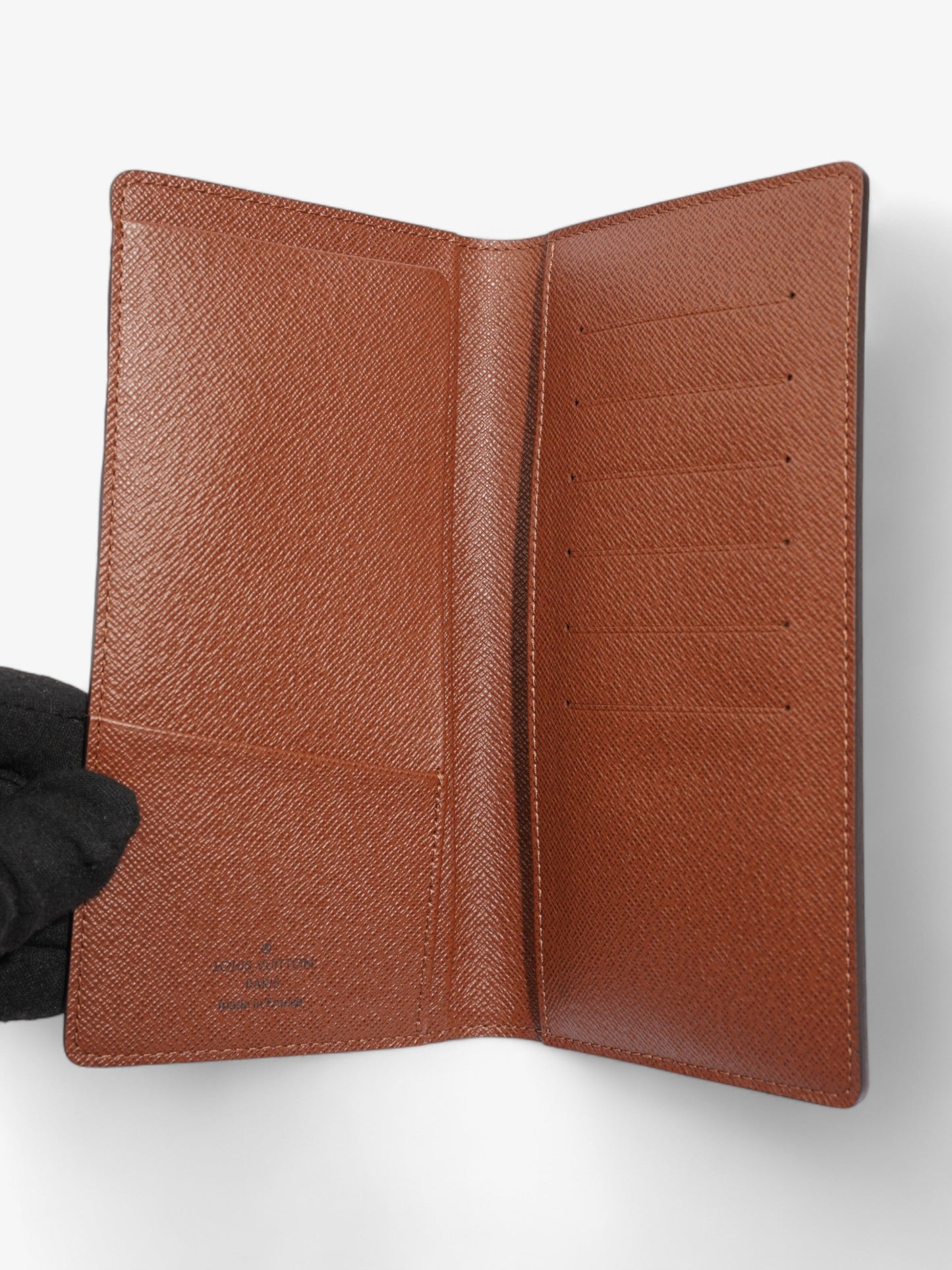 Louis Vuitton Porte Valeurs Cartes Card Wallet Monogram Coated Canvas