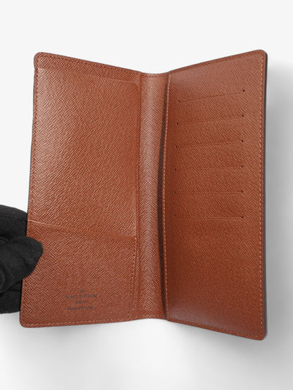 Louis Vuitton Porte Valeurs Cartes Card Wallet Monogram Coated Canvas