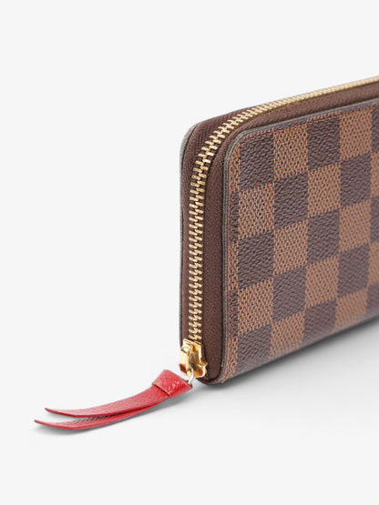 Louis Vuitton Clemence Wallet Monogram / Red Coated Canvas