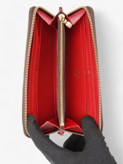 Louis Vuitton Clemence Wallet Monogram / Red Coated Canvas