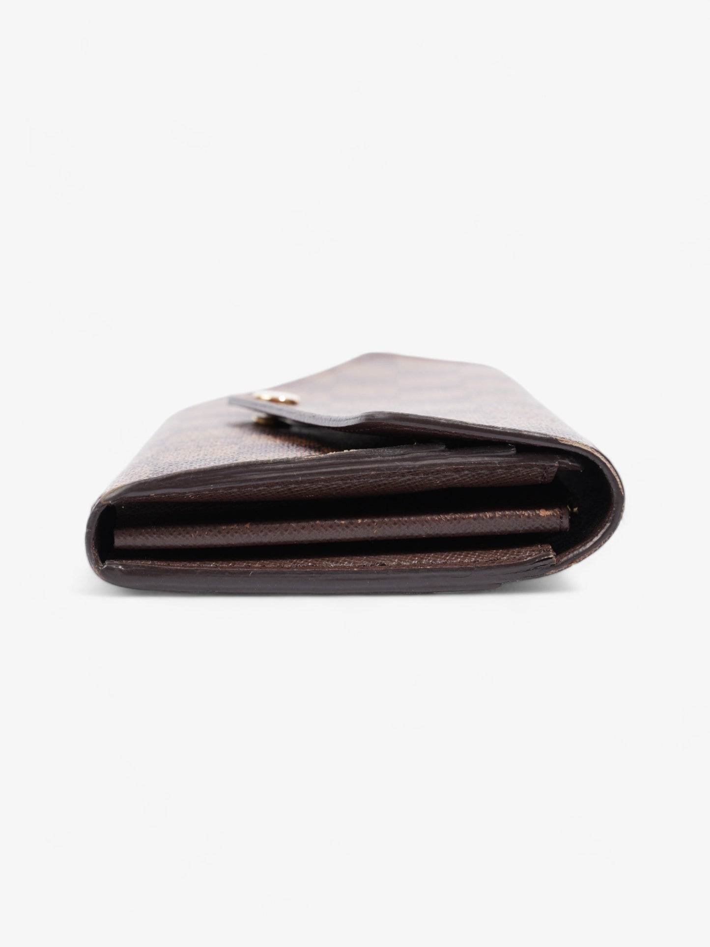 Louis Vuitton Sarah Wallet Damier Ebene Coated Canvas
