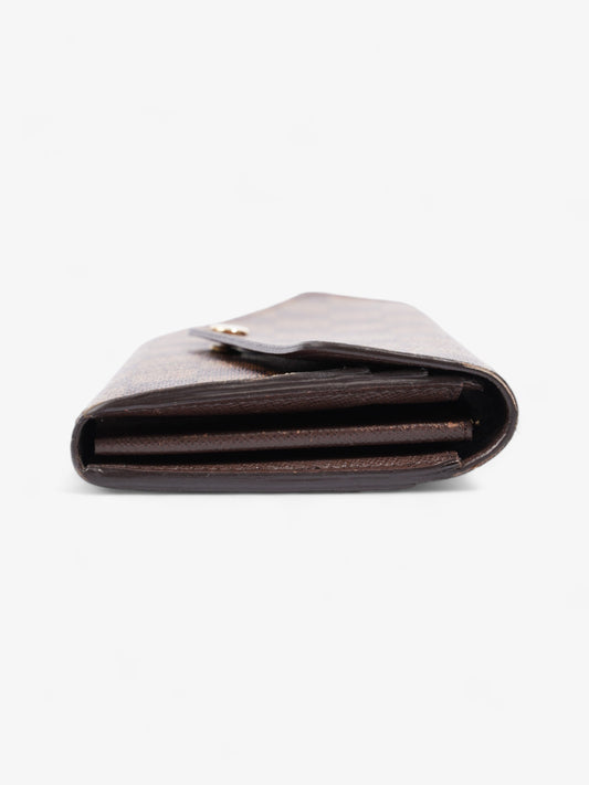 Louis Vuitton Sarah Wallet Damier Ebene Coated Canvas